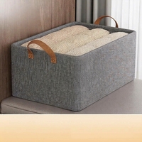 Organisateur de vêtements pour armoire en promotion, organiseur de tiroir amélioré avec poignée, organisateur de vêtements pliable pour la maison