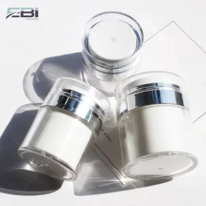 卸売カスタム高級15ml 30ml 50mlエアレスポンプクリームジャー