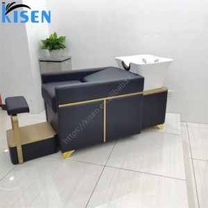KISEN Équipement de Salon de Coiffure : Lit de Lavage Électrique Massant, Unité de Lavage des Cheveux, Mobilier de Salon, Fauteuil de Lavage avec Bac à Shampooing - Product Image 6