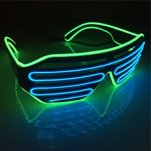 Attractive price DJ party decoration enlighten luminous neon custom LED his glasses - Product Image 6