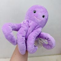 Animaux de l'océan Jouets en peluche Animaux Marionnettes Dessin animé en peluche Marionnettes à main Requin Poisson clown Crabe Baleine Tortue Peluche Marionnettes d'animaux de mer