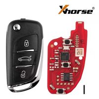 4 Button 433.92MHz Remote Car Key Fob Compatible with VVDI Programmer Tools Universal