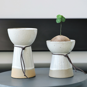 Pot de fleurs en céramique de décoration extérieure fait à la main en glaçure réactive créative pour plantes d'<span class=keywords><strong>intérieur</strong></span> - Product Image 1