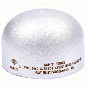 ฝาครอบท่อสแตนเลสผิวเรียบเวียดนาม ASME B16 9 A SA403 304 304L 316 316L อุปกรณ์ข้อต่อท่อแรงดันสูง - Product Image 3