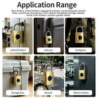 Mini cadenas intelligent à empreinte digitale, antivol, pour armoire, sac, tiroir, usage étudiant