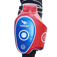 Cible d'entraînement professionnelle pour les jambes et les cuisses, boxe, MMA, Muay Thai, avec équipement de protection en caoutchouc et cuir