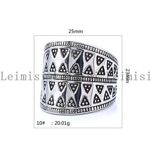 Perles de <span class=keywords><strong>barbe</strong></span> <span class=keywords><strong>Viking</strong></span> en acier inoxydable Runes Vikings nordiques de haute qualité Perles en argent antique Anneaux triangulaires <span class=keywords><strong>Viking</strong></span> pour hommes et femmes - Product Image 2