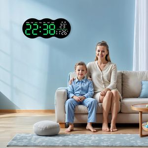 <b>LED</b> Remote Control Desk <b>Clock</b> Display Temperature Week Calendar Wall <b>Clock</b> with Light Reloj De Pared Digital Table Alarm <b>Clock</b> - Product Image 5