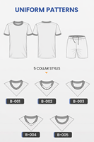Maillot de football en gros, ensemble uniforme de football imprimé par transfert thermique, respirant, anti-bactérien, pour homme adulte