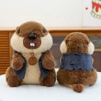 Nouvelles Peluches Marmottes Adorables et Réalistes Lisa – Poupées Marmottes Amusantes et Cadeaux pour Enfants