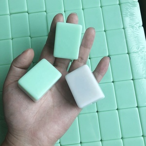 Jeu De Mahjong Américain Complet - 166 Tuiles Blanc/bleu, Pousseur Intégré, Boîte Aluminium