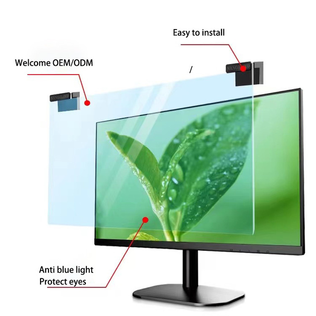 Hot Sell 27Inch Laptop Acrylic Anti Blue Light Screen Protector Film Eyes Protective Screen Desktop Film