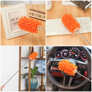 Le <span class=keywords><strong>plumeau</strong></span> rétractable en <span class=keywords><strong>chenille</strong></span> pour le nettoyage du bureau à domicile peut être enlevé et lavé - Product Image 3