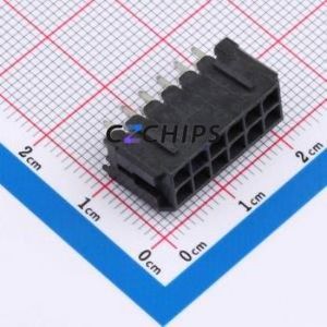 BX-MX3.0-2-6PZZ Wire-to-Board Pin Header Through hole Component (THT),P=3mm Connector 2x6P 3mm Through Hole Micro-Fit (MX 3.0) - Product Image 1