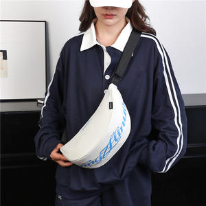 กระเป๋าสะพายข้างรูปทรงเกี๊ยวหยิงจินนัวกระเป๋าสะพายไหล่ไนลอนกันน้ำสำหรับผู้หญิงใช้ทุกวันสีส้ม - Product Image 5