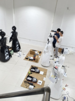 Robot Photo IA Populaire 2026 : Cabine Photo Mobile Robotisée Sans Fil à Rotation Automatique pour Mariages