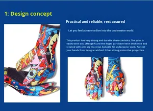 Gants de combinaison en néoprène Superfit 5mm pour les sports nautiques et les gants de plongée <span class=keywords><strong>Seaskin</strong></span> - Product Image 6