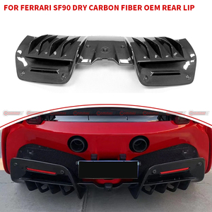 Dernier modèle OEM, style carbone sec, pièces automobiles, diffuseur arrière pour Ferrari SF90 - Product Image 1