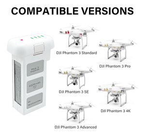 幻影<span class=keywords><strong>3</strong></span>电池4500毫安时15.2v升级智能飞行无人机电池，适用于DJI幻影<span class=keywords><strong>3</strong></span>系列最大飞行时间23分钟 - Product Image 2