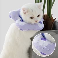 Collier élisabéthain pour chat, réglable, doux, imperméable, anti-léchage, protection du cou, vêtements et accessoires pour animaux de compagnie