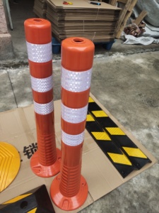 Poste Delimitador de Tráfico Flexible de Plástico PU de 75CM, Precio Económico, Venta al Por Mayor - Product Image 5