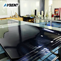 Film intelligent auto-adhésif PDLC moderne, isolation thermique pour portes coulissantes en verre de cuisine, utilisation en extérieur, appartement, commande intelligente