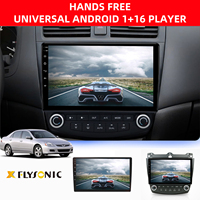 Flysonic-reproductor Multimedia MP3/MP4 Universal para coche, 10,1 pulgadas, Android, IPS 2.5D con pantalla táctil, amplificador TDA 7388IC, vídeo para coche