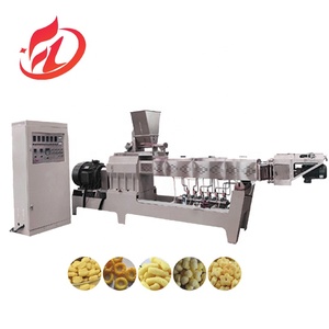 Línea de producción de hojaldre de maíz de acero inoxidable completamente automática pequeña nueva condición para producción de alimentos de bocadillos de maíz pequeños - Product Image 5