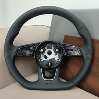 Volant en cuir semi-perforé pour Audi B8 A3 A4 A5 S3 S4 S5 RS3 RS4 RS5 B9