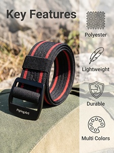 <span class=keywords><strong>Ceinture</strong></span> <span class=keywords><strong>de</strong></span> taille extérieure pour hommes, sport et loisirs, personnalisable, nouvelle <span class=keywords><strong>ceinture</strong></span> en toile tissée légère, tactique des forces spéciales, randonnée - Product Image 2