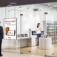 Écran tactile vertical double face HXXK, moniteur LCD numérique, mur vidéo, signalétique extérieure pour la vente au détail, ascenseur, centre commercial, métro, SDK
