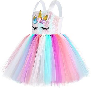 Gonna Tutu Unicorno Pastello, Costume <span class=keywords><strong>per</strong></span> Spettacoli Teatrali <span class=keywords><strong>per</strong></span> Bambine, Feste di Compleanno e <span class=keywords><strong>Capodanno</strong></span> - Product Image 3