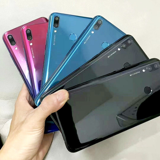 Low Price Used Y9 2019 Android Smartphone Unlocked Bulk Phones with 128GB Storage Global Version Supports GSM CDMA LTE
