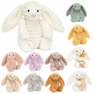 Peluche de Conejo Súper Suave con Orejas Largas, Personalizable, Relleno de Algodón PP, Colores Personalizados, Juguete de Peluche para Aliviar el Estrés, Regalo de Cumpleaños - Product Image 1