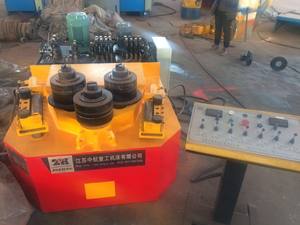 Máquina dobladora de perfiles de 3 rodillos, máquina dobladora de tubos cuadrados, máquina dobladora de varillas de hierro, CE, - Product Image 2