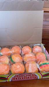 ของเล่นบีบสควิชชี่รูปอาหารยอดนิยม เบอร์เกอร์ แฮมเบอร์เกอร์ ของเล่นบีบสควิชชี่เนื้อนุ่ม ของเล่นบีบสควิชชี่รูปขนมปังกรุบกรอบ ของเล่นบีบสควิชชี่รูปเกี๊ยวซ่าเนยชีส ของเล่นบีบสควิชชี่แบบฟิดเจ็ต - Product Image 6