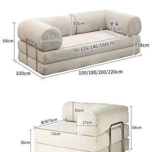 हरे कॉर्डड्यूरॉय सोफे बिस्तर परिवर्तनीय आधुनिक स्लीपर सोफे फोल्डेबल वेवेट फ्यूटन ग्रीन गोल्ड आर्मरेस्ट डे 1 का सेट - Product Image 3