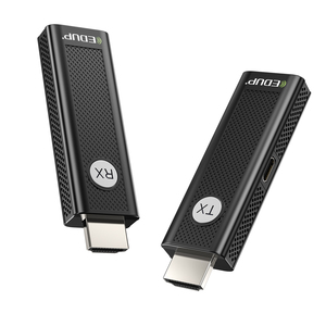 EDUP EP-WD9912U MINI <span class=keywords><strong>HD</strong></span> nirkabel 50 meter, 60Hz 1080P pemancar dan penerima <span class=keywords><strong>Video</strong></span> nirkabel dengan fungsi memperpanjang
