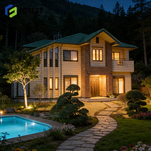 Ecological Modular House Design for Low Carbon Residential Sustainable <b>Villas</b> - Product Image 1