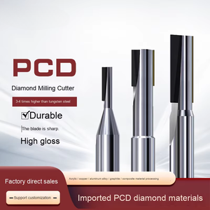 Oem High Gloss Odm <strong>End</strong> <strong>Mill</strong> Single Double <strong>Pcd</strong> Tool Head For Acrylic Aluminum Mirror Engraving Milling Cutter - Product Image 6