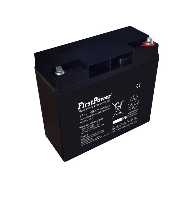 FirstPower FP12180D 12V18Ah Battery High Rate Discharge Performance For Small-size Online UPS Uninterruptible Power Supply Unit