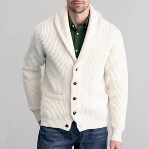 Cardigan in Maglia da <span class=keywords><strong>Uomo</strong></span> Personalizzato <span class=keywords><strong>con</strong></span> Logo OEM, Giacca Invernale Casual in Lana e Cotone <span class=keywords><strong>con</strong></span> Tasche, <span class=keywords><strong>Maglione</strong></span> in Cashmere Lavorato a Maglia <span class=keywords><strong>con</strong></span> <span class=keywords><strong>Bottoni</strong></span> - Product Image 1