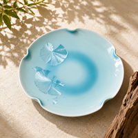Mug isotherme rétro en porcelaine texturée de qualité supérieure avec poignée, emballage cadeau pour petit-déjeuner romantique, style minimaliste