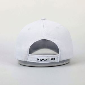 Gorra de Béisbol Personalizada Profesional de 6 Paneles para Adultos Unisex, Sin Estructura, Blanca, de Secado Rápido, de Poliéster, con Bordado y Cierre de Velcro - Product Image 4