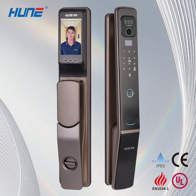 HUNE OEM Smart Lock Biometric Waterproof Fingerprint Door Lock With BLE Tuya WiFi TTlock App Password Card Key Smart Locks