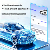 Détecteur M200 : Détection de panne moteur, transmission ABS, airbag, affichage LCD tablette OBD, mise à niveau WiFi pour usage domestique, compatible toutes OBD2