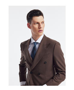 <span class=keywords><strong>Abito</strong></span> da sposa stile chiaro di lusso di fascia alta <span class=keywords><strong>marrone</strong></span> <span class=keywords><strong>abito</strong></span> da <span class=keywords><strong>uomo</strong></span> Casual <span class=keywords><strong>abito</strong></span> da sposa sposo <span class=keywords><strong>abito</strong></span> professionale da <span class=keywords><strong>uomo</strong></span> - Product Image 4