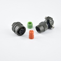 Connecteur circulaire femelle à baïonnette 3 broches en alliage d'aluminium RSHK American Standard MS3116F-8-33S, indice de protection IP67, pour l'aérospatiale