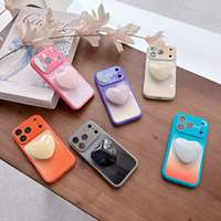 Étui de téléphone de luxe à design dégradé avec support magnétique pour iPhone 18, iPhone 17, 16, 15, 14, 13 Pro Max – Accessoires pour téléphone