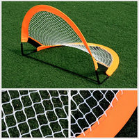 Buts de football portables, durables, mini, pliables et autoportants avec cadre en fibre de carbone pour l'entraînement de football en extérieur des enfants